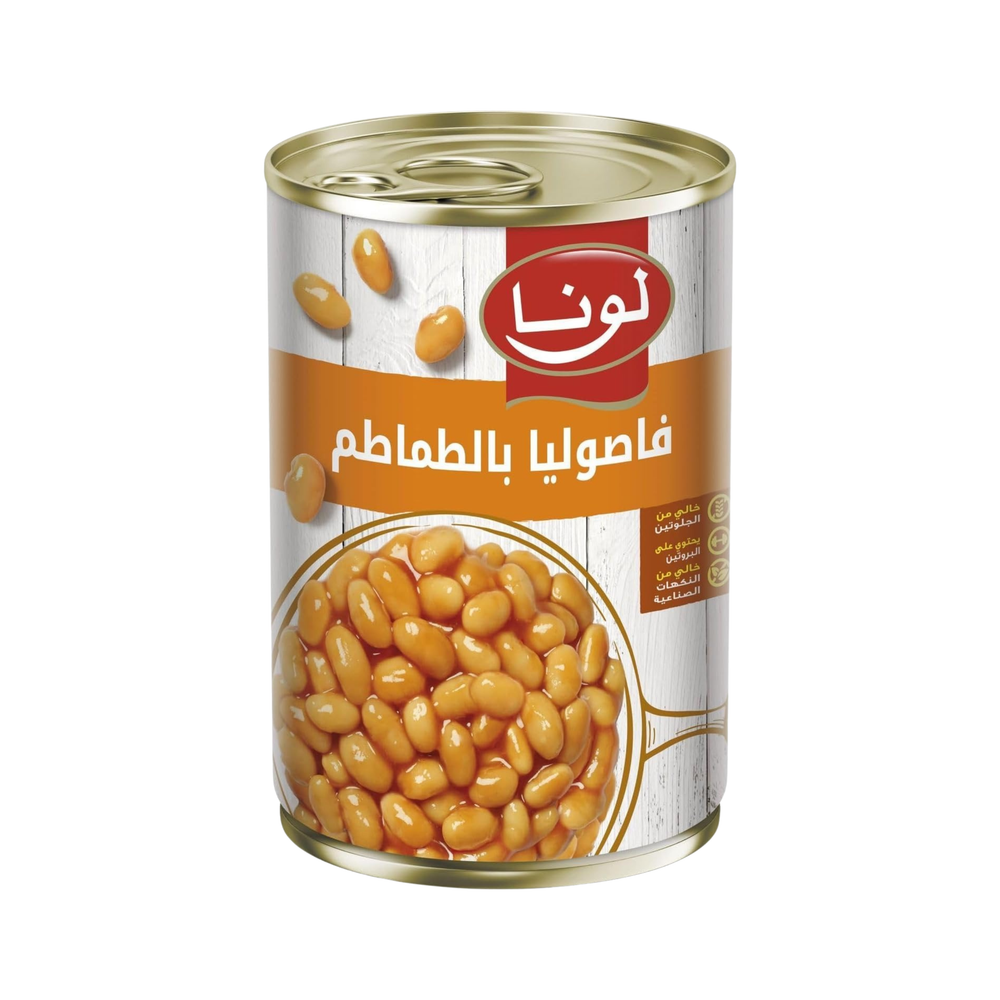 لونا فاصوليا بالطماطم 380 جم