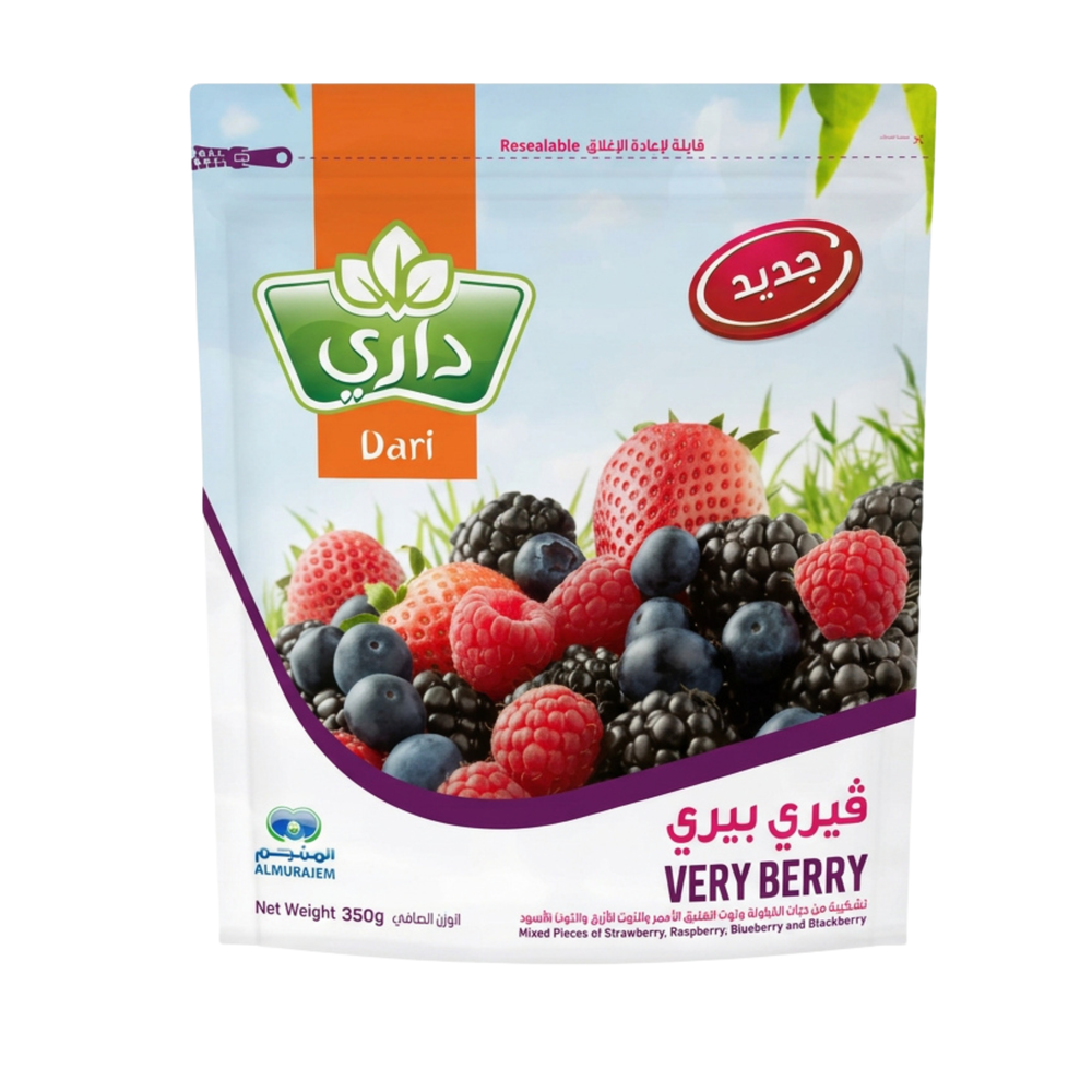 داري توت مشكل مع الفراولة 350 جم