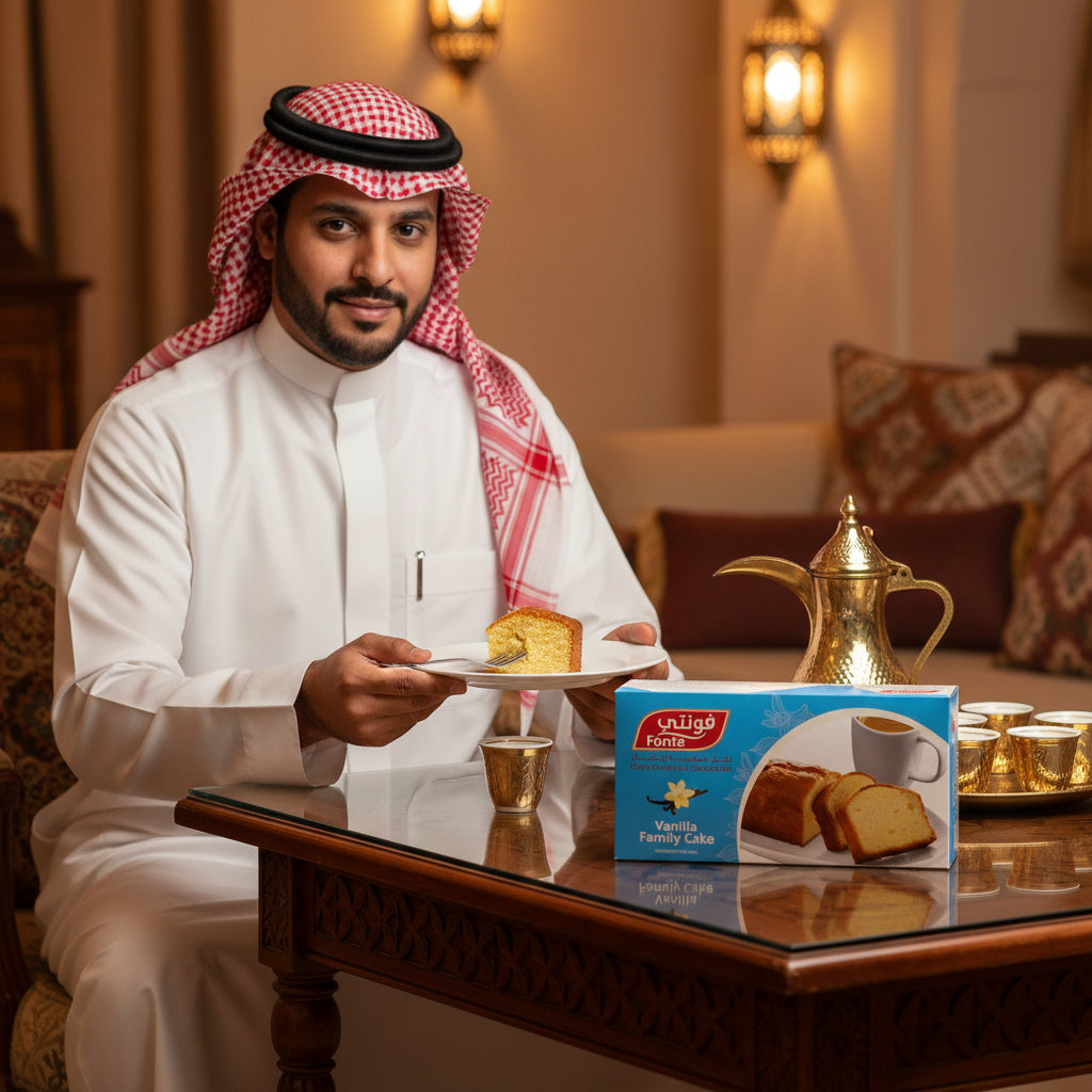 كيك العائلة بنكهة الفانيليا فونتي 300 جرام