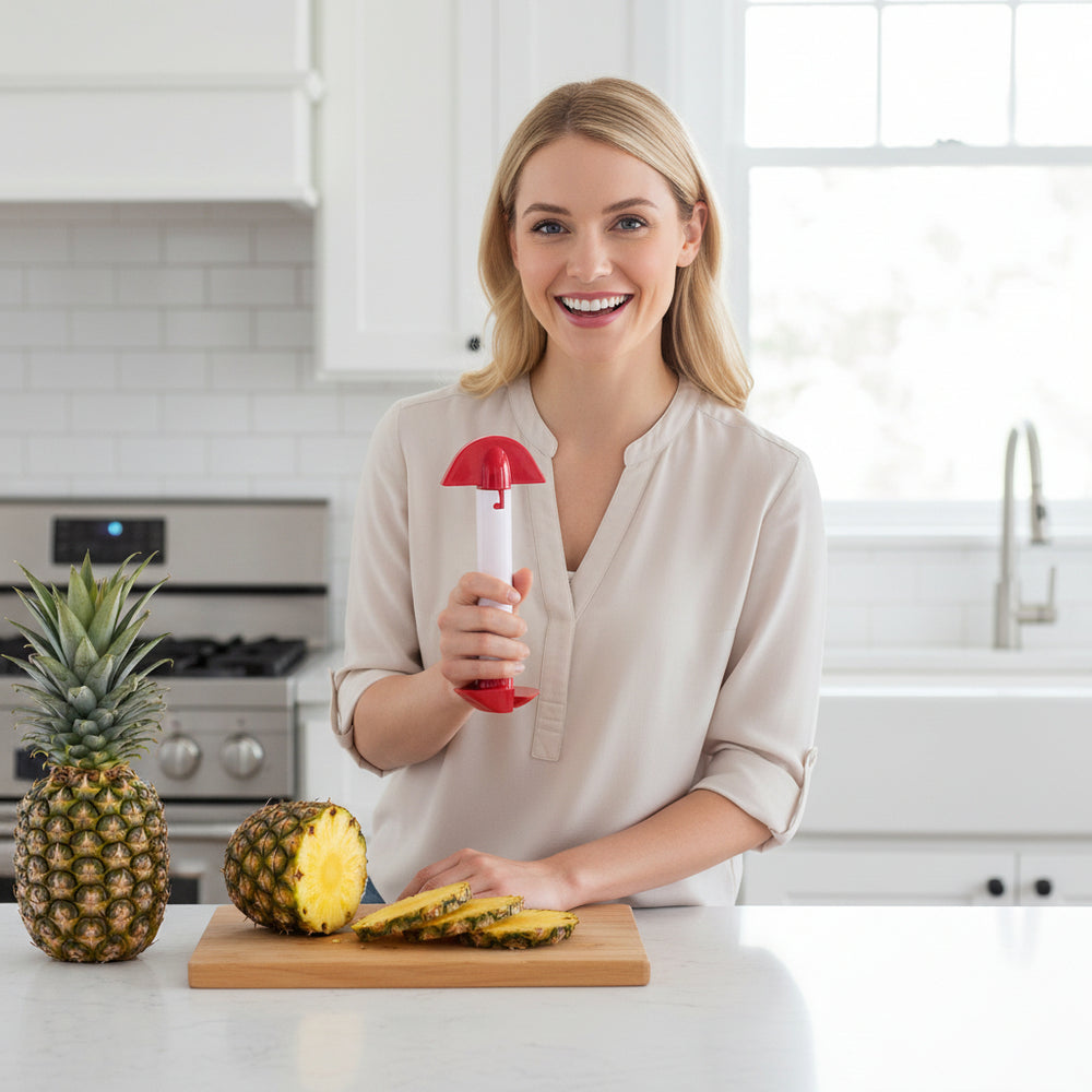 22cm plastic pineapple slicer 