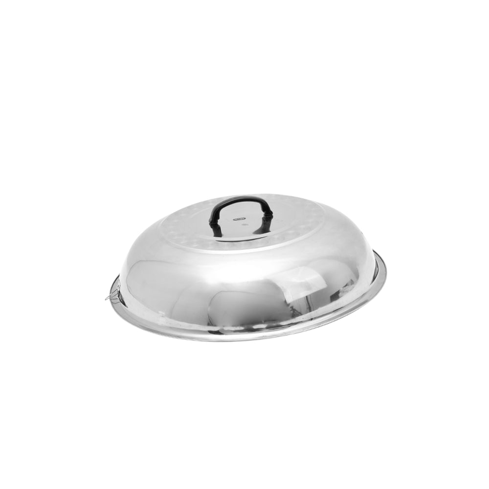 Stainless Steel Food Warmer Lid with Handle 48cm 