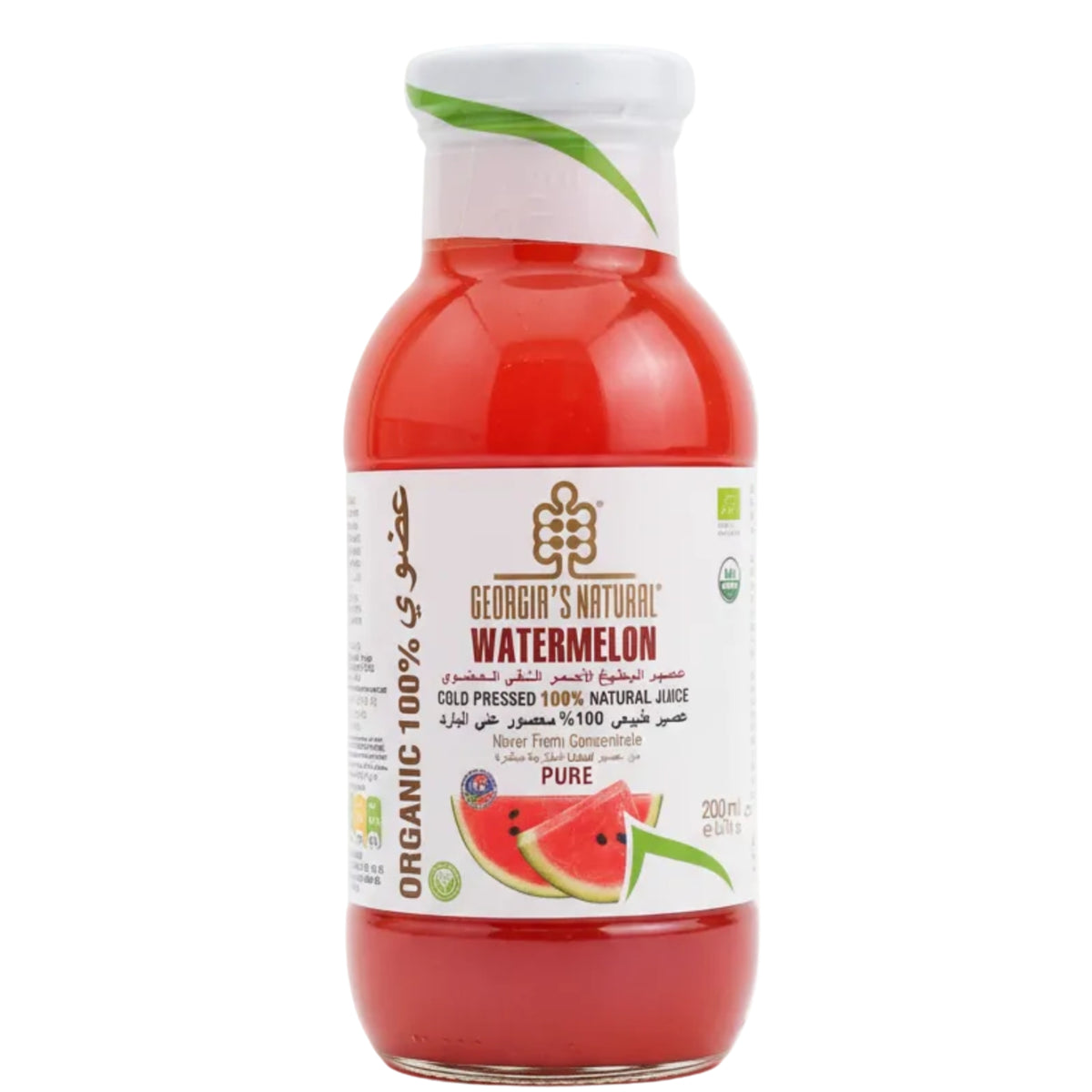 عصير البطيخ الأحمر النقي العضوي 200 مل Georgia's Natural