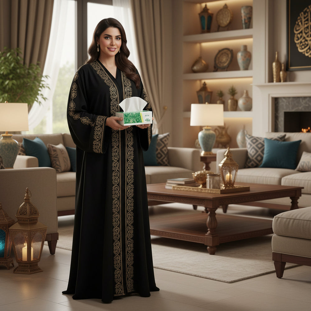 مناديل وجه ورقية ناعمة 200 منديل × 10 عبوات Manadil