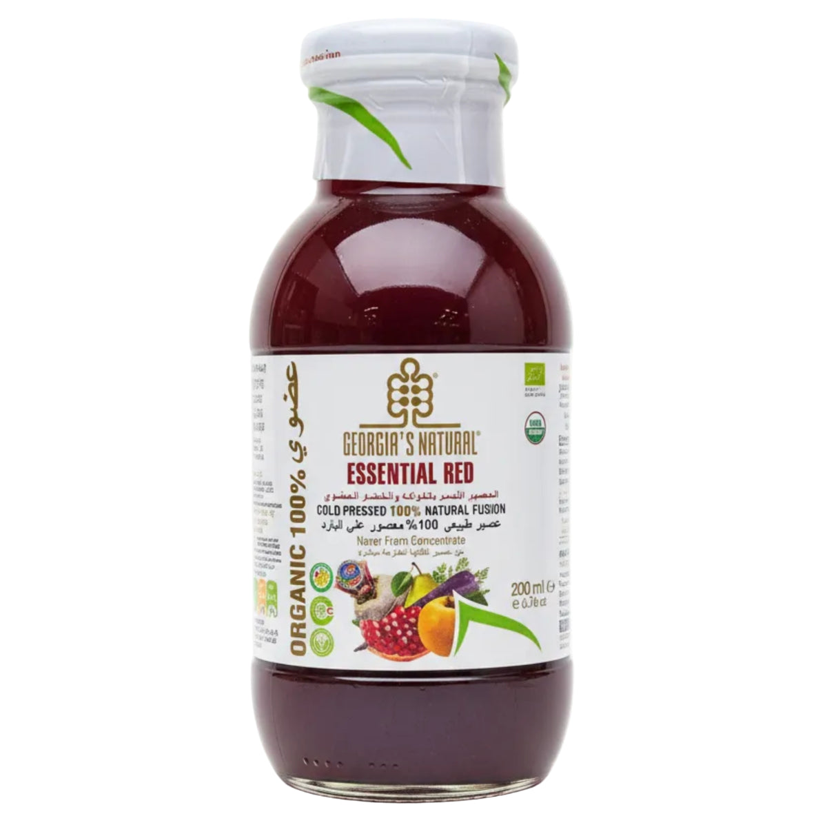 عصير Georgia's Natural العضوي بالفواكه والخضار 200 مل