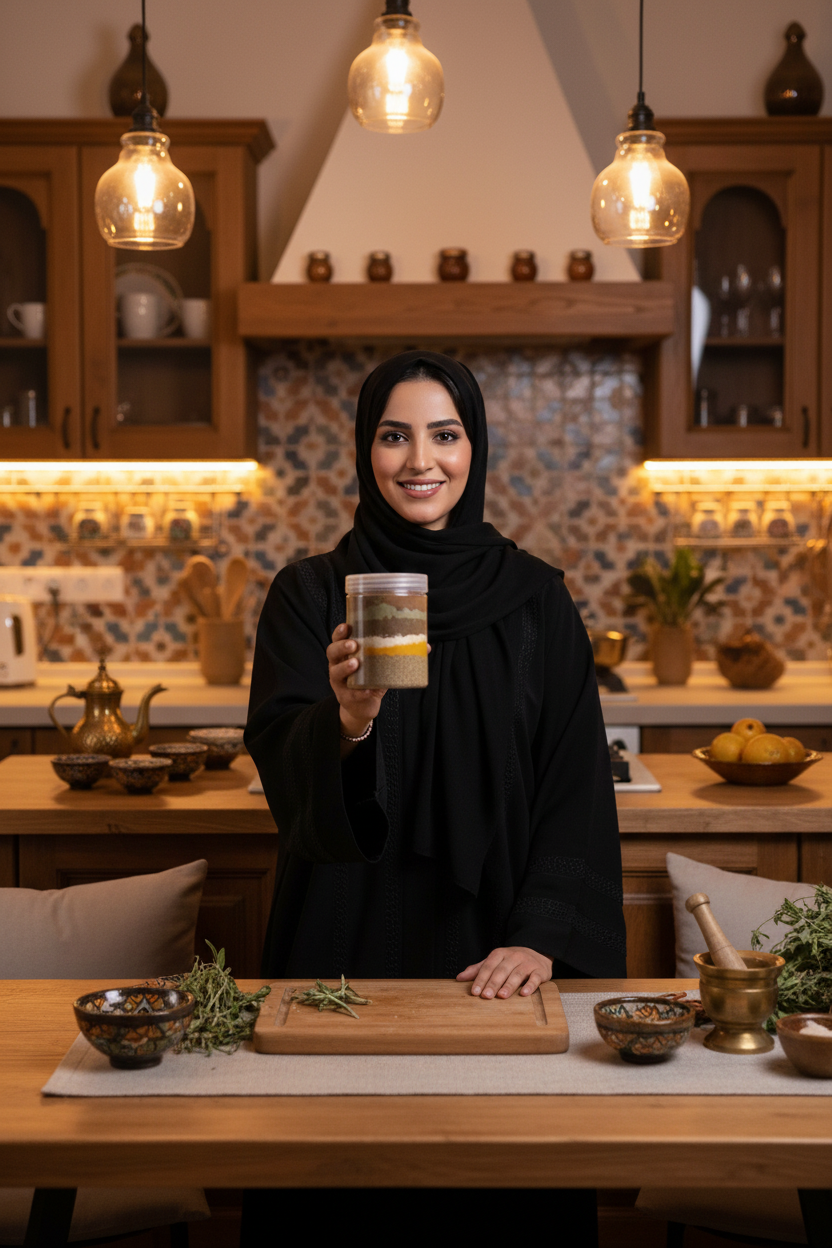 بهارات السماح طبقات 300 جم مطحنة السماح