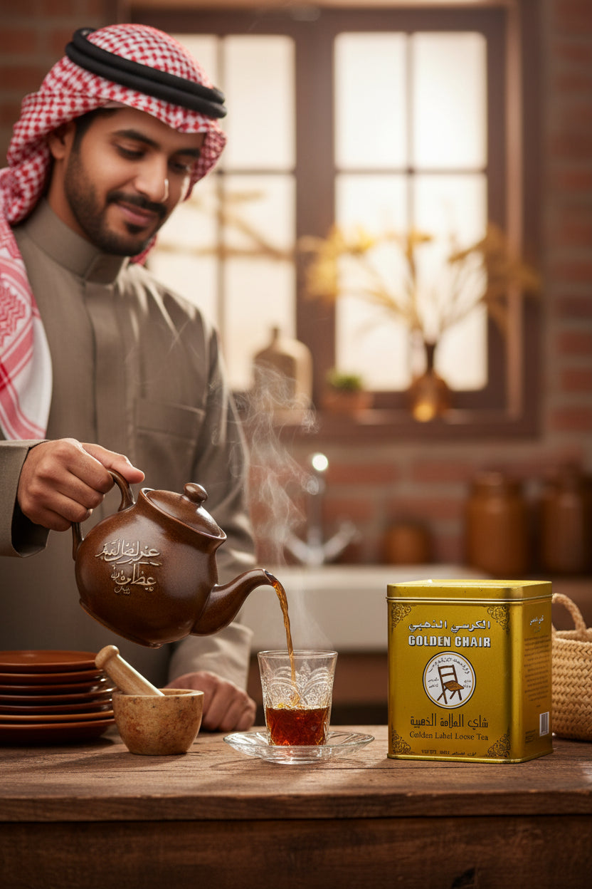 شاي الكرسي الذهبي أسود 400 جم