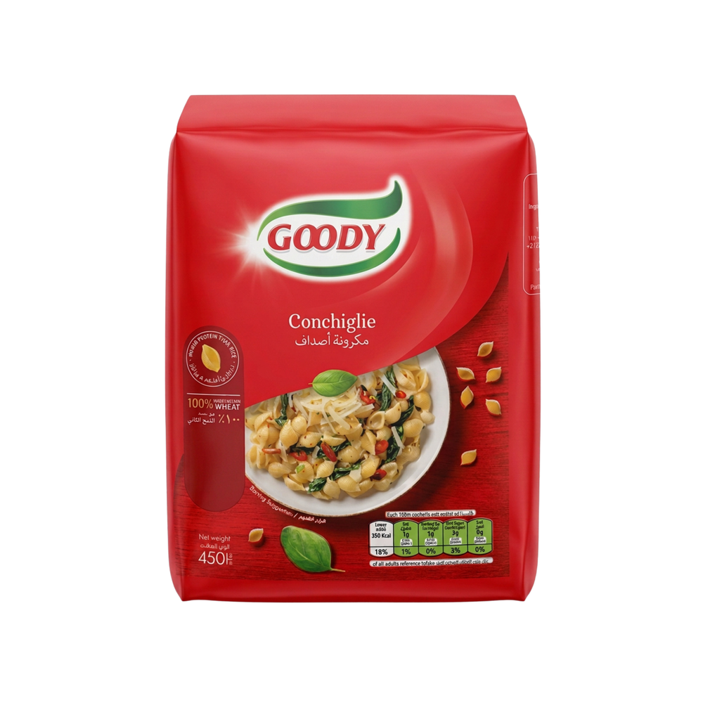 قودي مكرونة أصداف 450جم