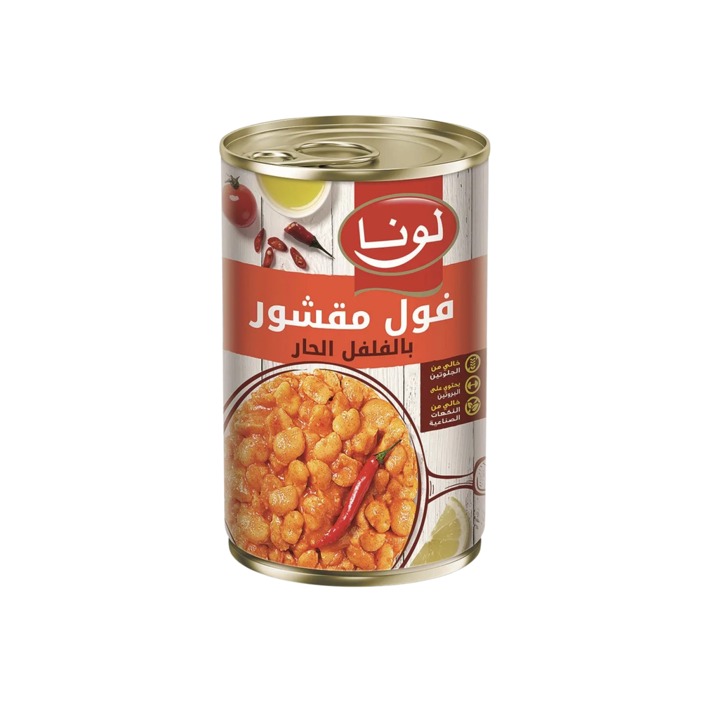 لونا فول مقشور بالفلفل 450 جم