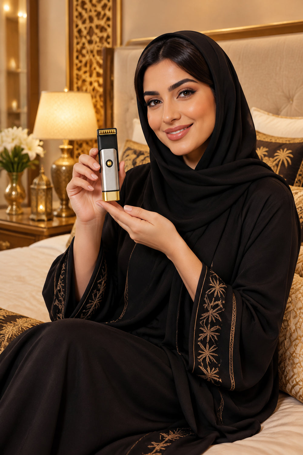 مبخرة شعر تعمل بالشحن 14×4×2 سم