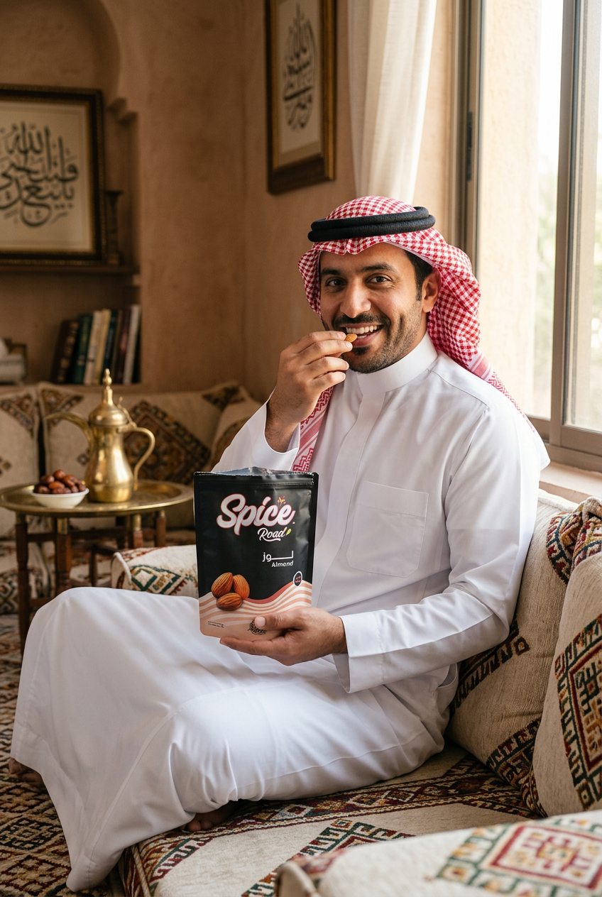لوز مملح  سبايس رود 120 جم