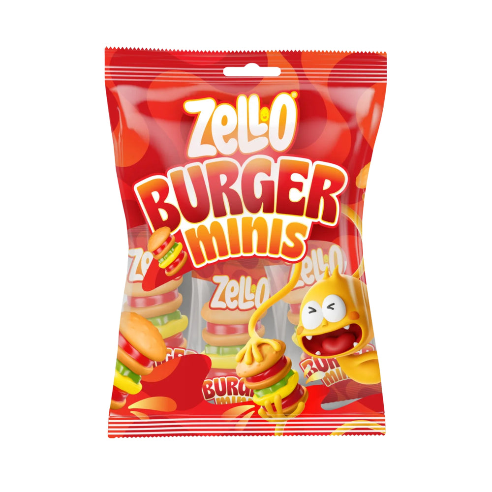 حلوى جيلي زيلو ميني برجر 72 جم