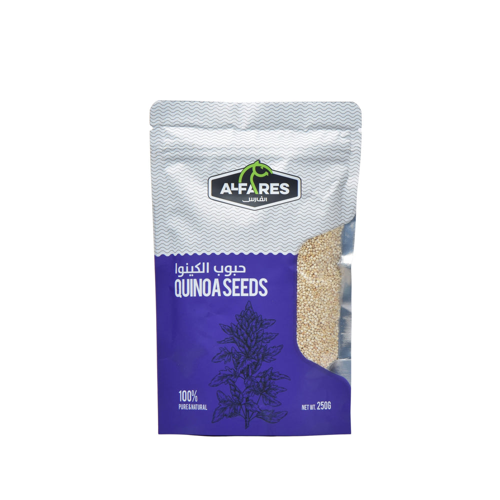 حبوب الكينوا البيضاء الفارس طبيعي 100% 250 جرام