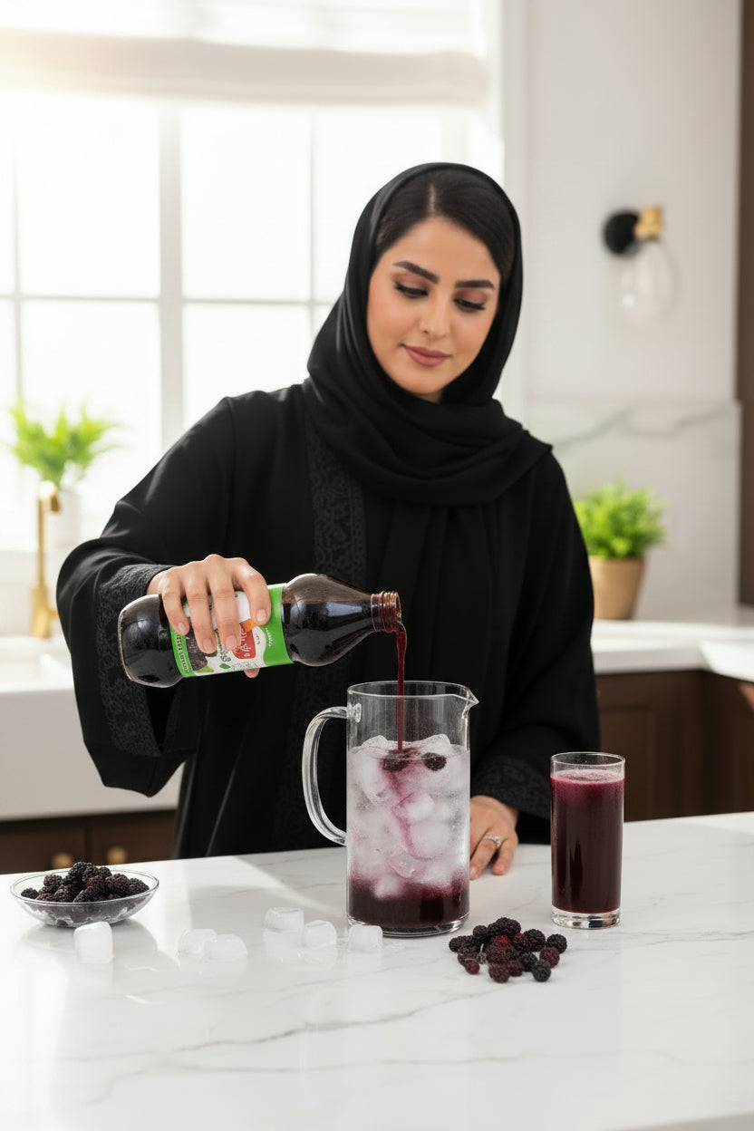 شراب التوت الشامي المركز أصيل 750 مل