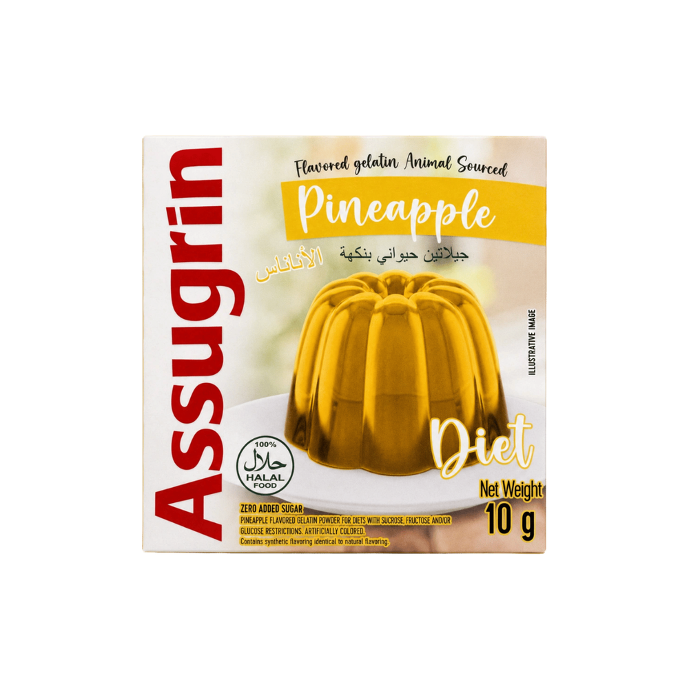 أسوغرين جيلاتين دايت بنكهة الأناناس 10 جم