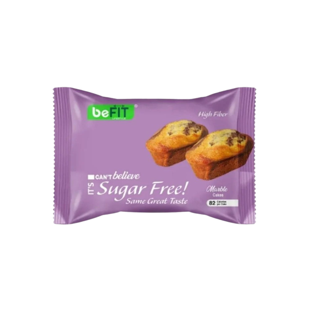 كيك ماربل بالشوكولاتة والفانيليا خالي من السكر 184 جم beFIT Lifestyle