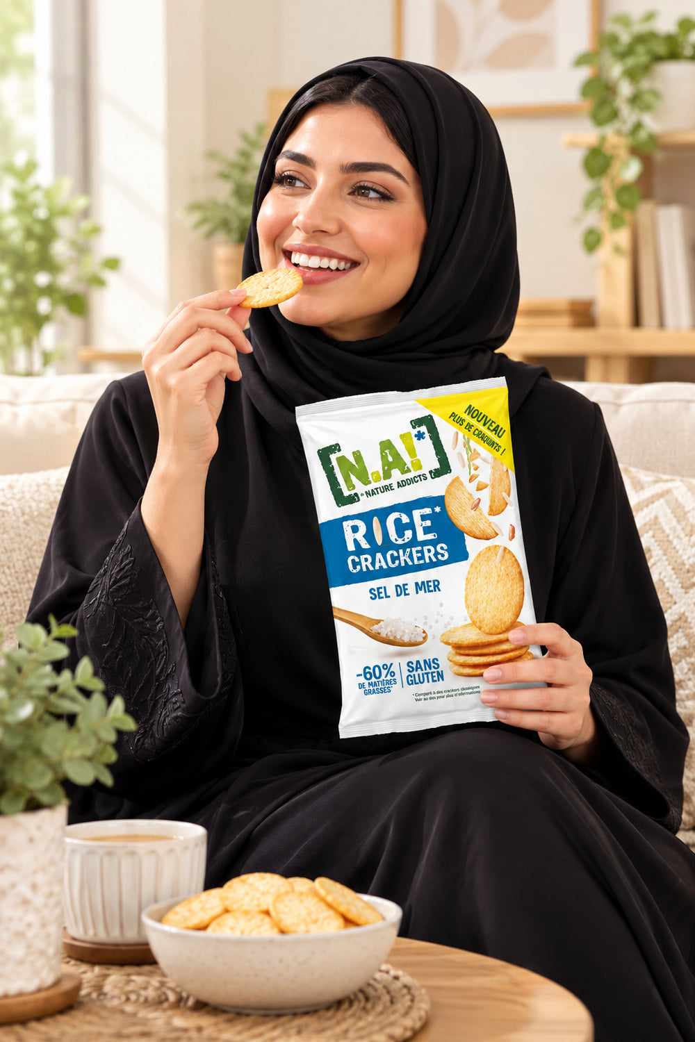 مقرمشات أرز بملح البحر دي ريز سيل دي مير 92% أرز 70 جم
