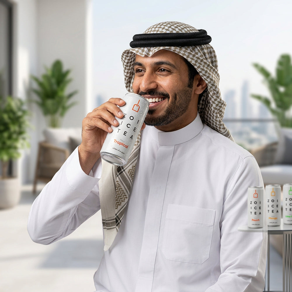 زوي آيس تي بدون سكر مضاف 320 مل