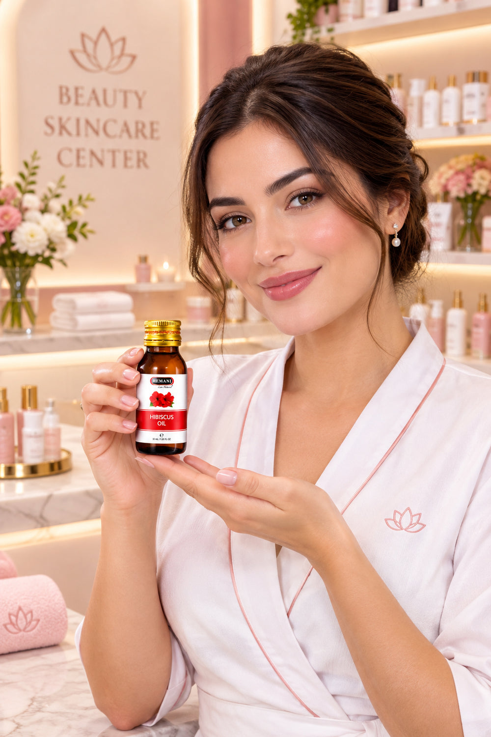 Hemani Natural Hibiscus Oil for Skin and Hair 30ml