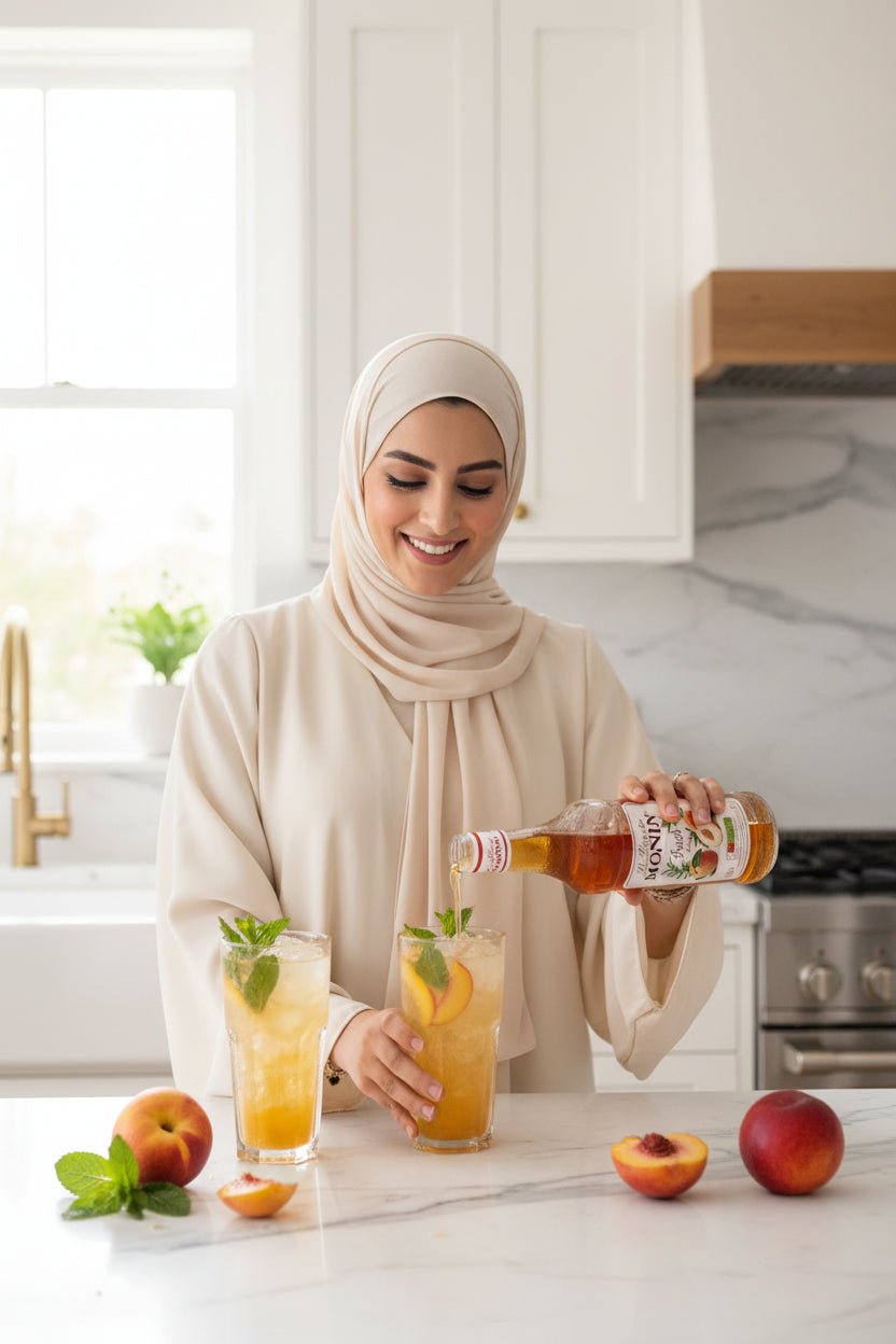 سيروب مونين بنكهة الدراق 1 لتر