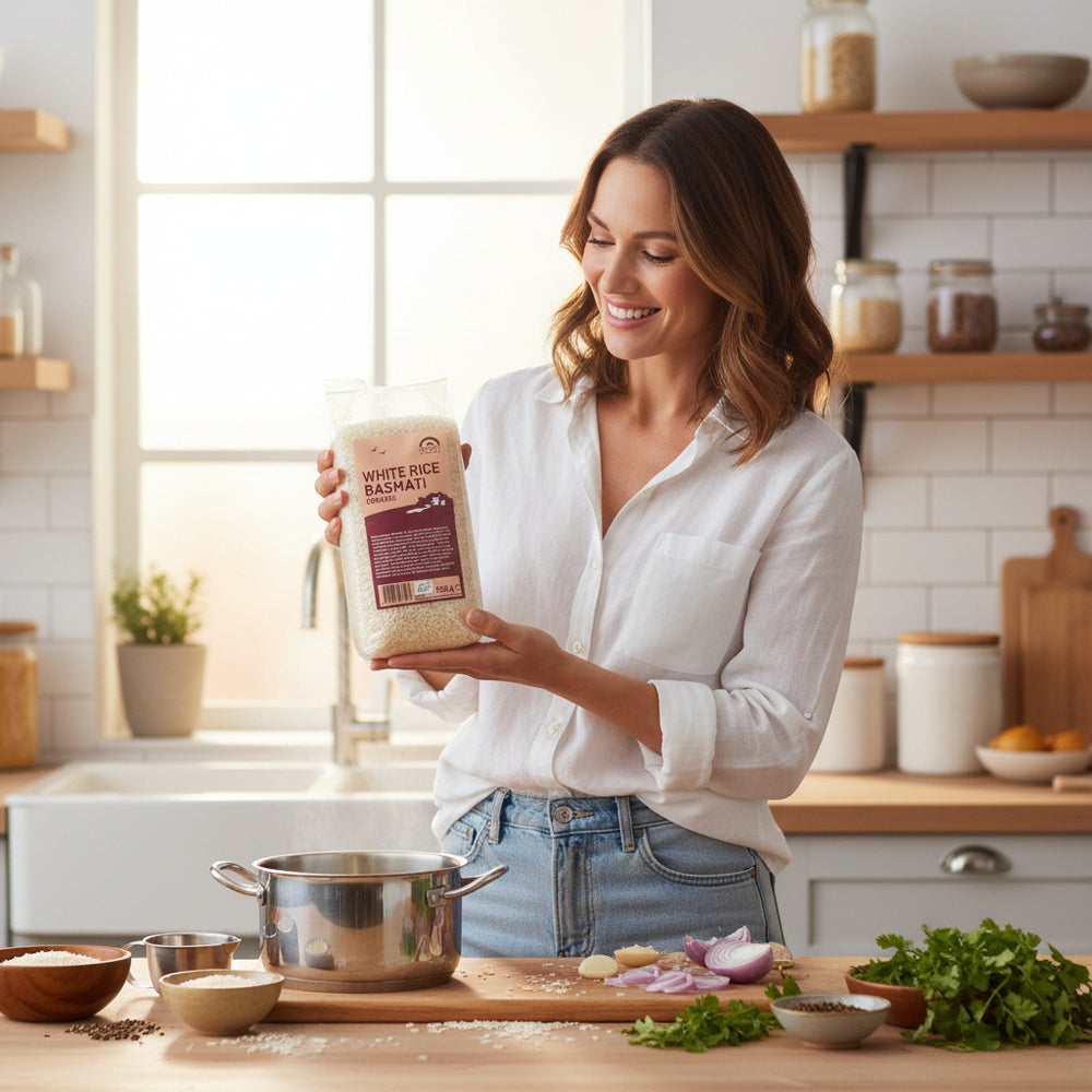أرز بسمتي أبيض عضوي Smart Organic 500 جرام