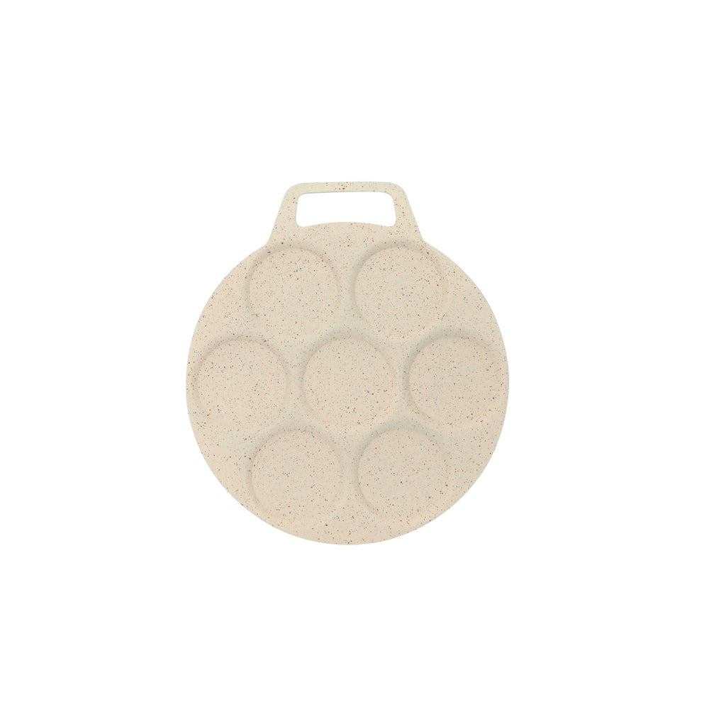7-Piece Marble Coated Aluminum Pancake Pan 