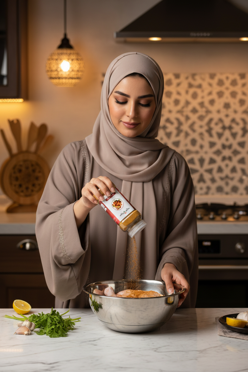 بهارات الدجاج 250 جم مطاحن السماح