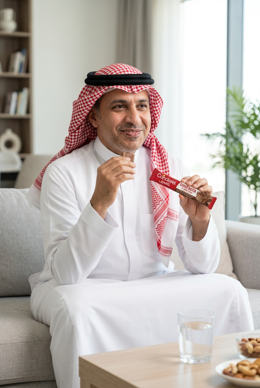 كاندريل ويفر بالشوكولاتة بالحليب بدون سكر مضاف 30 جم