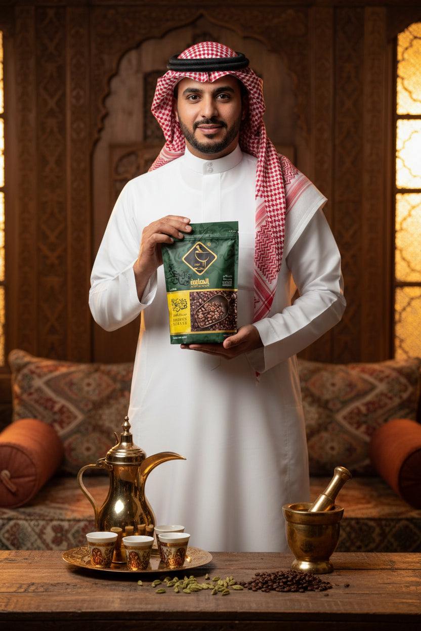 قهوة سعودية ديلوكس الهاون 300 جرام