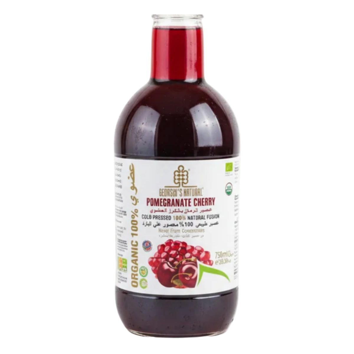 عصير الرمان بالكرز العضوي 750 مل Georgia's Natural