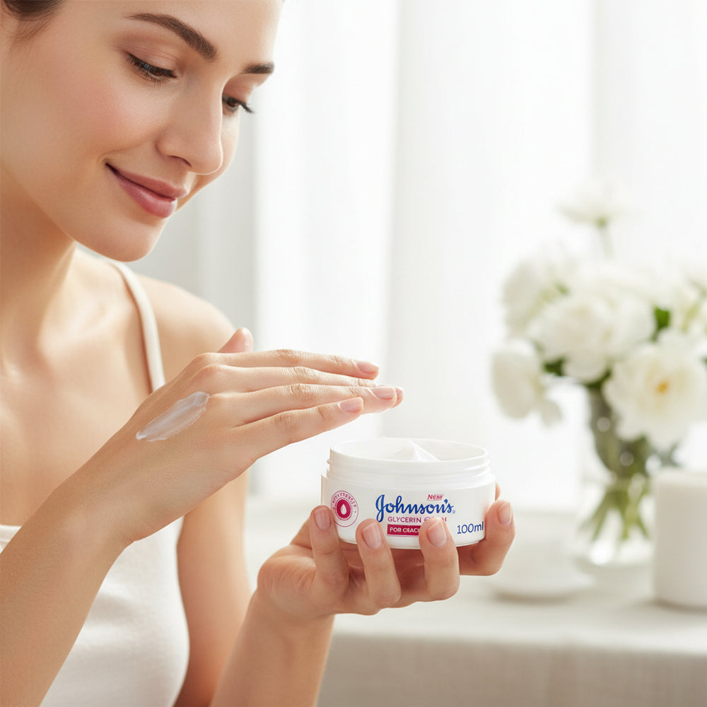 Johnson's Glycerin Cream for Cracked Skin 100ml