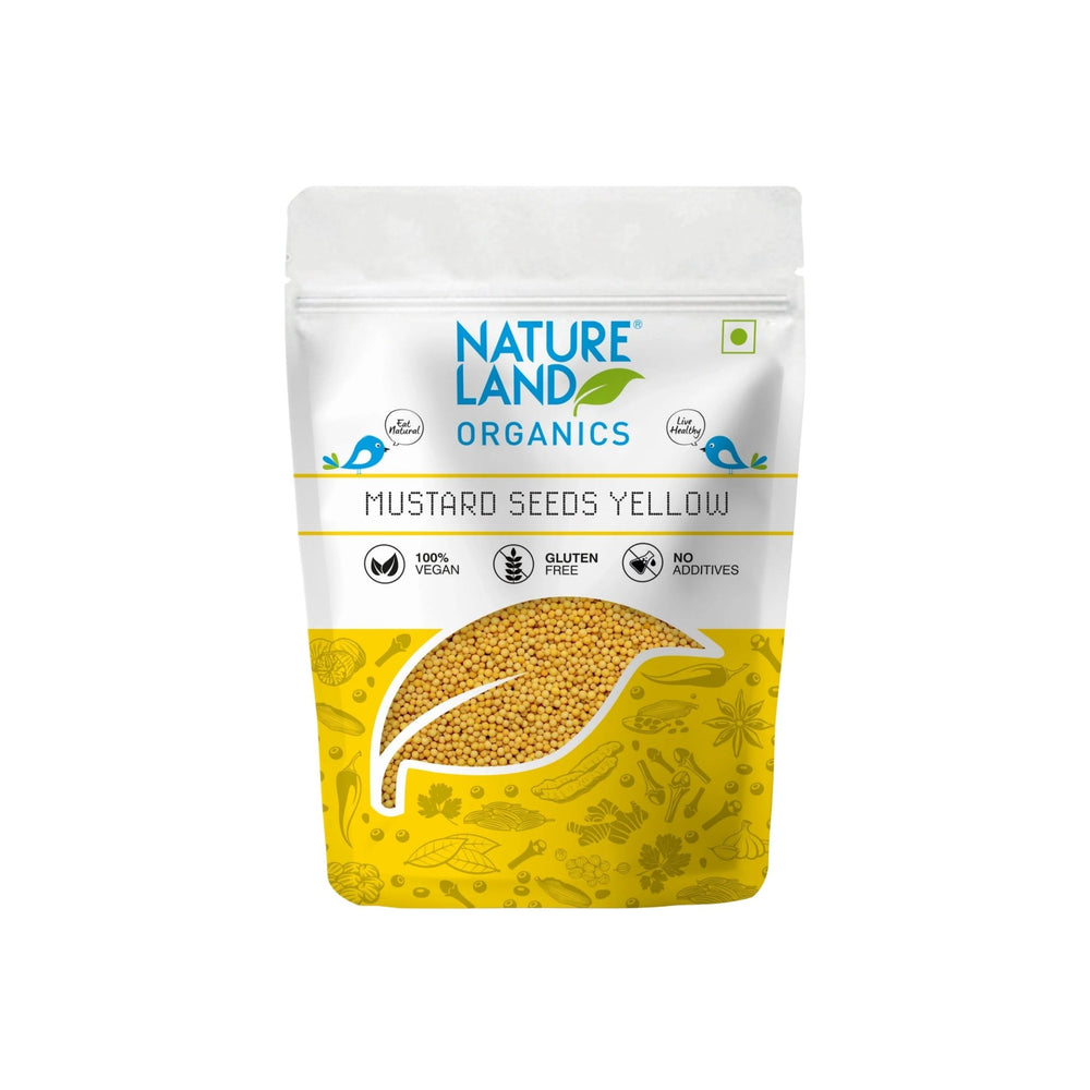 بذور خردل اصفر عضوى ناتور لاند 100% من Nature Land  200 جم