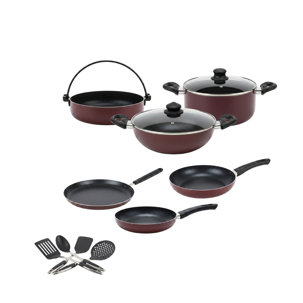 Non-stick granite saucepan with heat-insulated handles - 32 cm