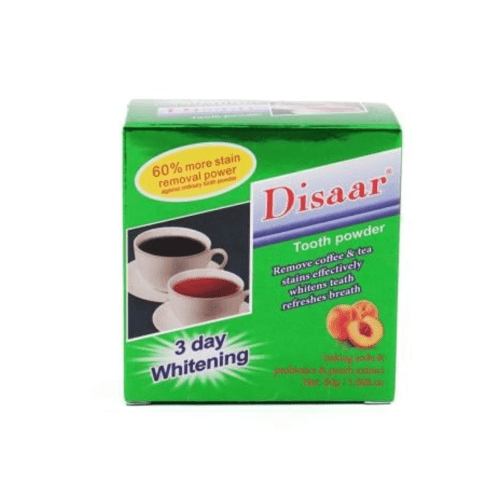 بودرة تبيض الأسنان بالخوخ من Disaar