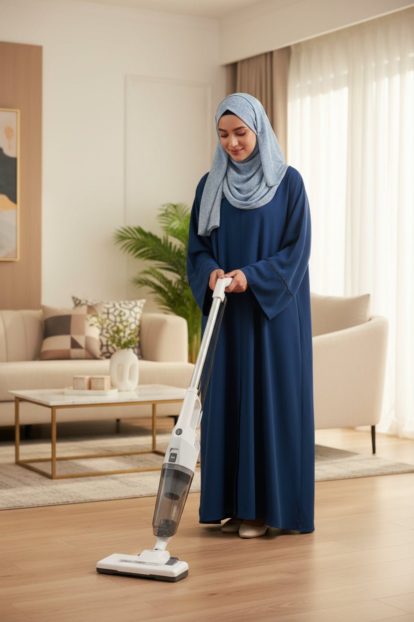 مكنسة كهربائية يدوية – 2 في 1 سعة 0.8 لتر، 600 واط من prime
