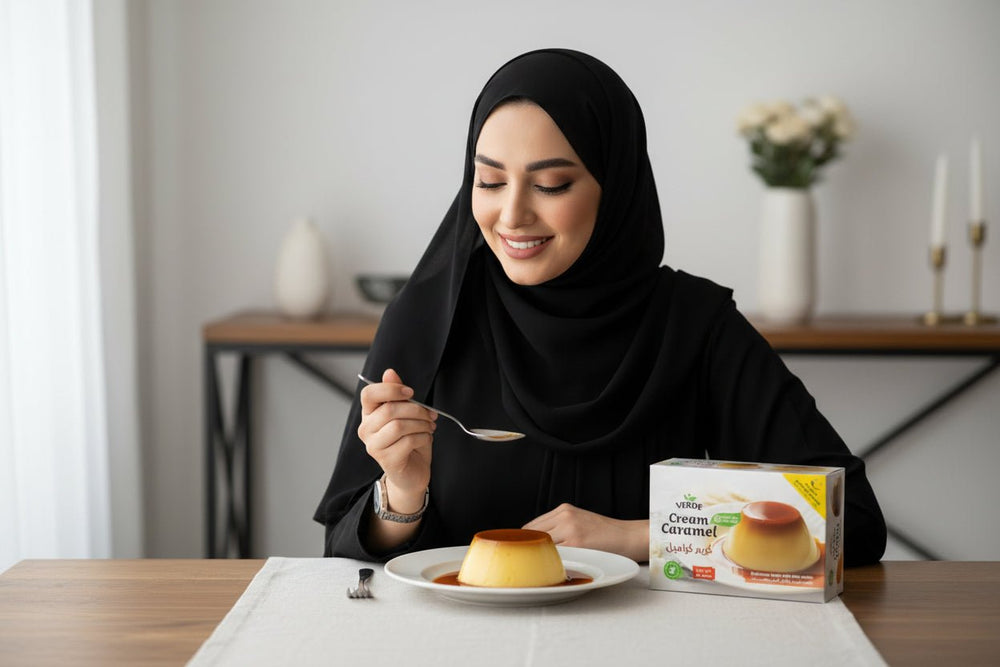 كريم كراميل خالي من السكر محلى بالاستيفيا من فيردي 50 جم