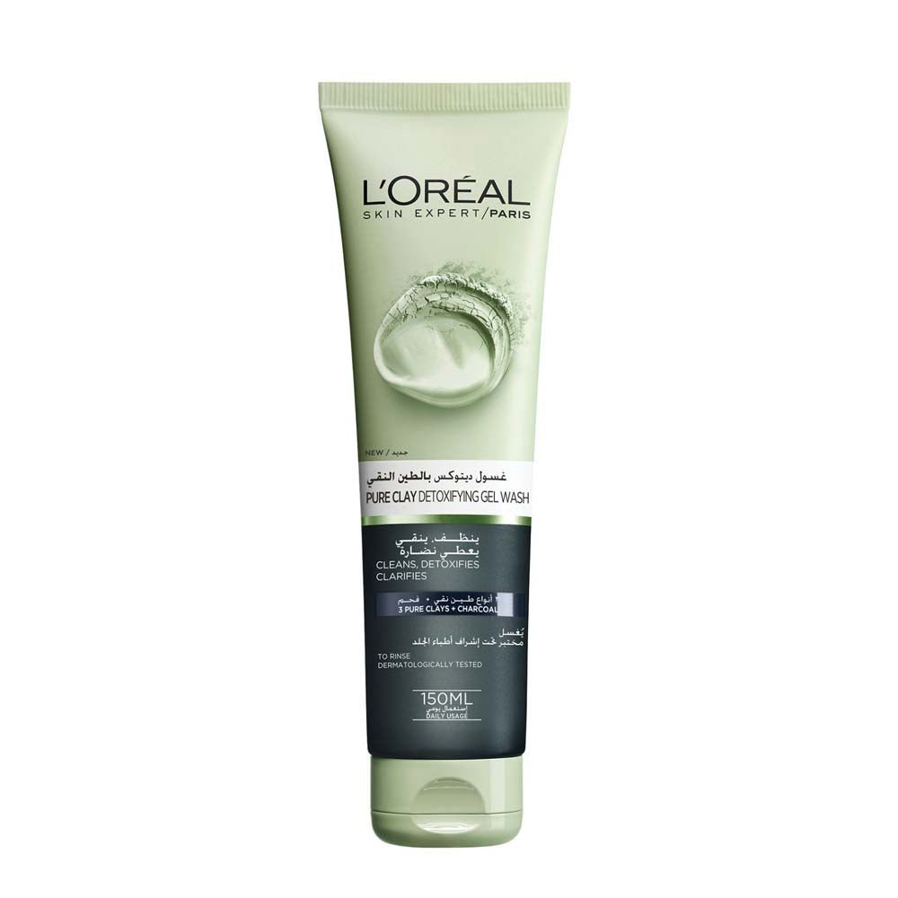 L'Oreal Clay Detox Face Wash - 150 ml