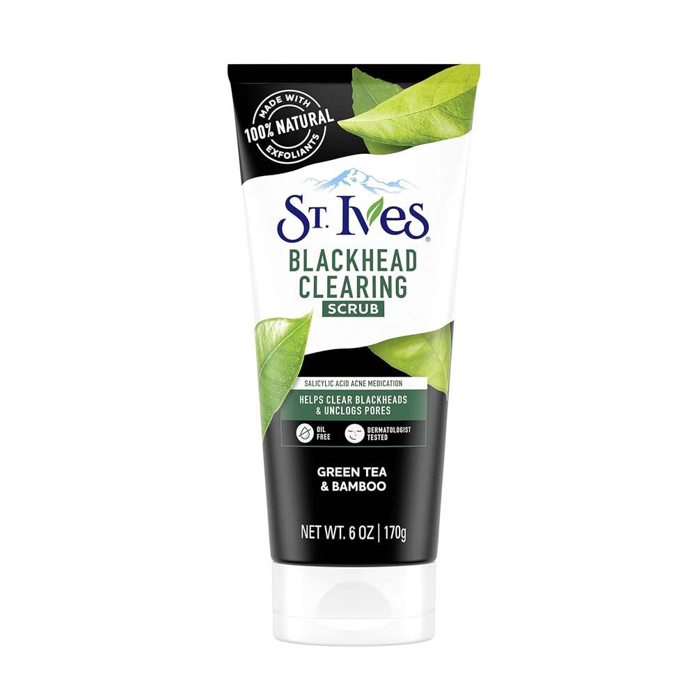 St. Ives Blackhead Clearing Scrub with Green Tea and Bamboo - 170g