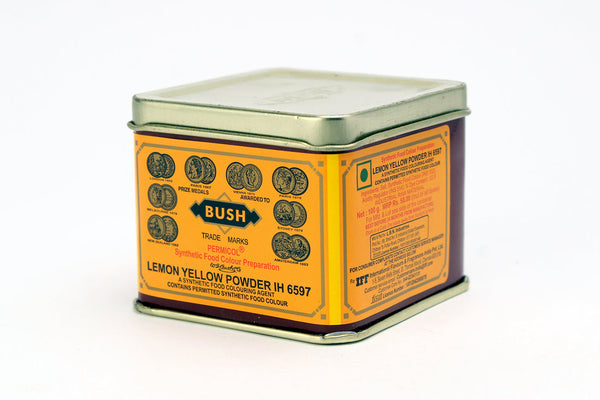 بودرة لون الطعام الصناعي بوش ليموني أصفر