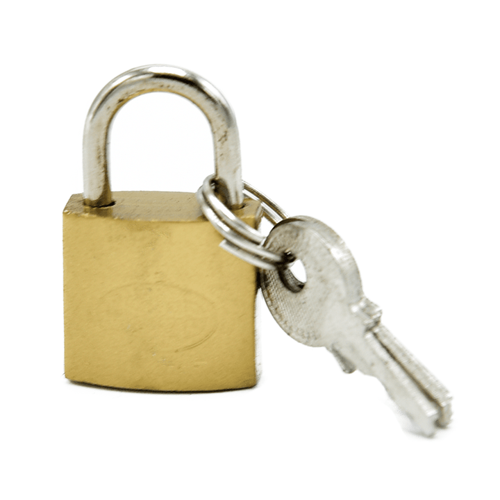 قفل باب معدني مع 3 مفاتيح 20مم - أنية المنزل