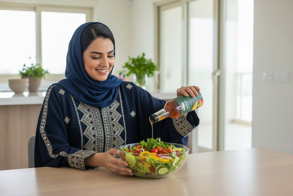 خل تفاح مصفى أرض الطبيعة 500 مل