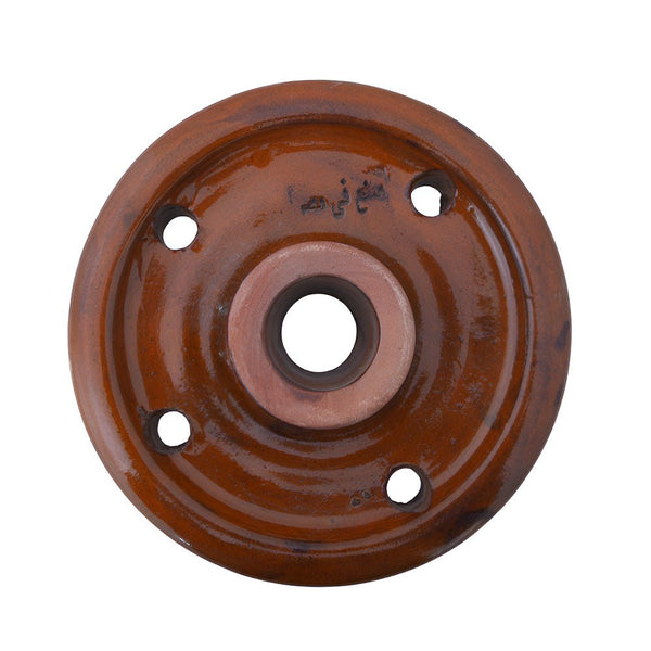 ثقالة ورق عنب مصنوعة من الفحار مقاس 18سم