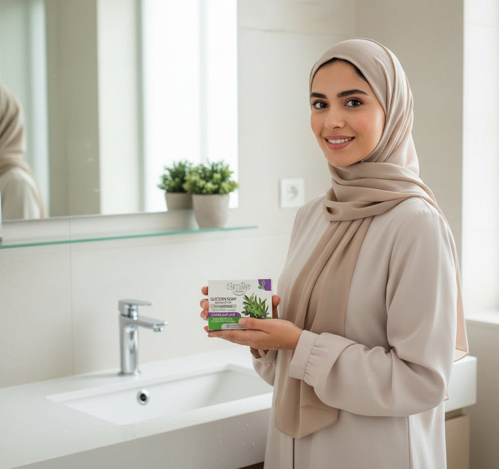 سمايل صابون الجلسيرين المفتح بإكليل الجبل والنعناع 100 جم
