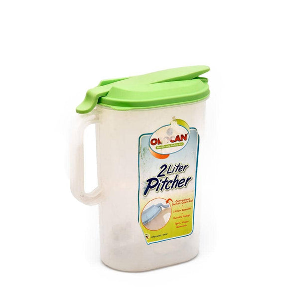 ابريق المشروبات مصنوع من البلاستيك 2 لتر - أنية المنزل