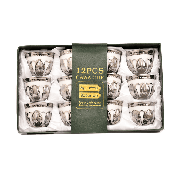 طقم فناجين قهوة 12 قطعة سيراميك - أنية المنزل