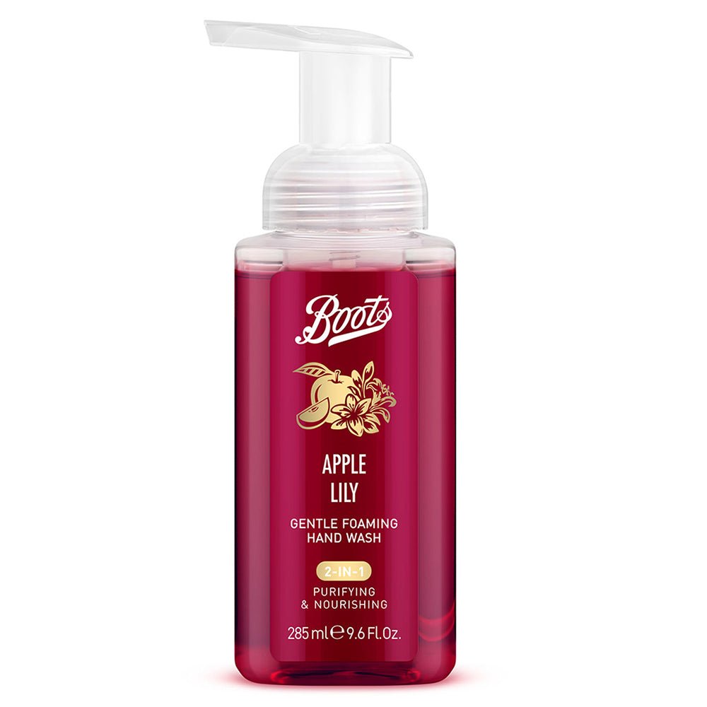 Boots Gentle Foaming Hand Wash Apple &amp; Lilac, 285ml