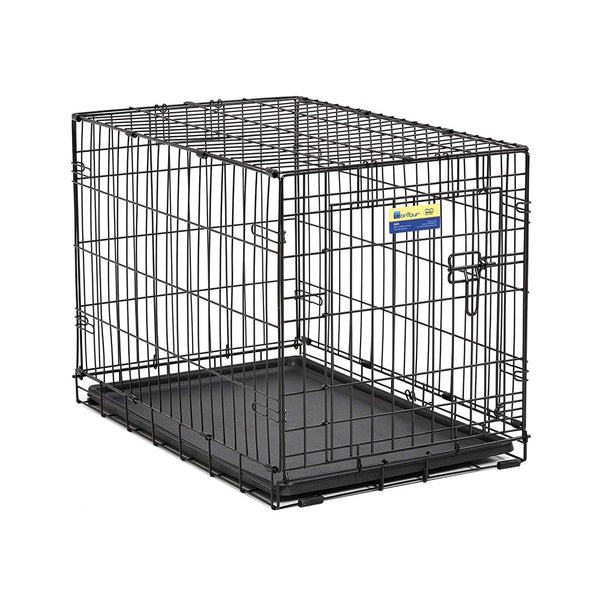 قفص ميد ويست للكلاب بباب واحد - الأبعاد 30 × 19 × 21 إنش