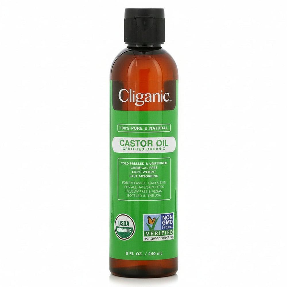 زيت الخروع العضوي النقي 100% 240  مل من Cliganic