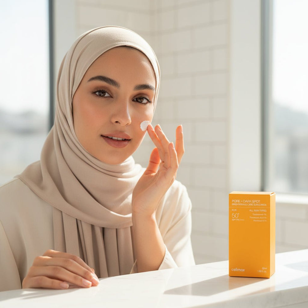واقي شمس للبقع الداكنة وتنقية المسام SPF 50+ من Celimax