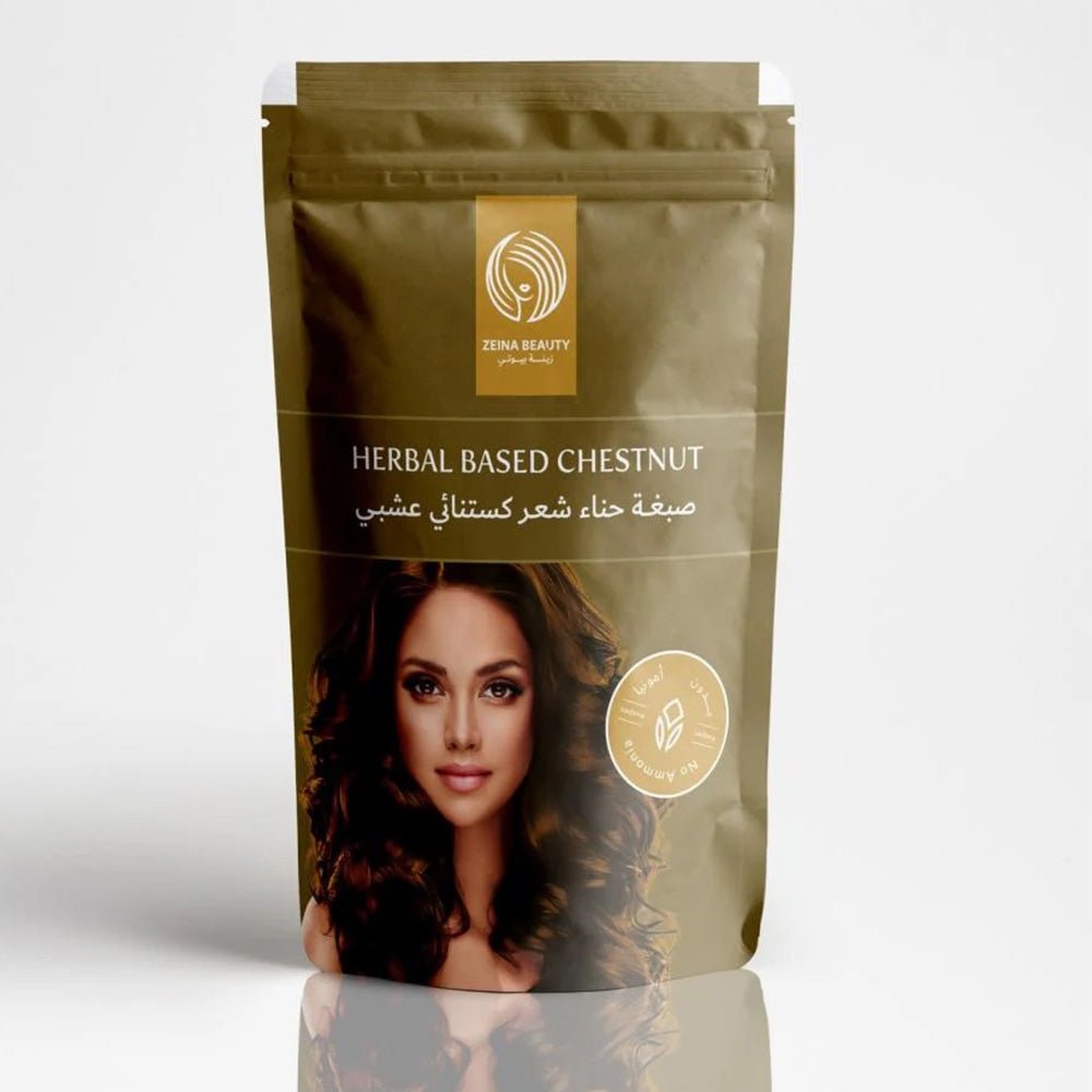 Zina Beauty Chestnut Herbal Henna Hair Dye 100g