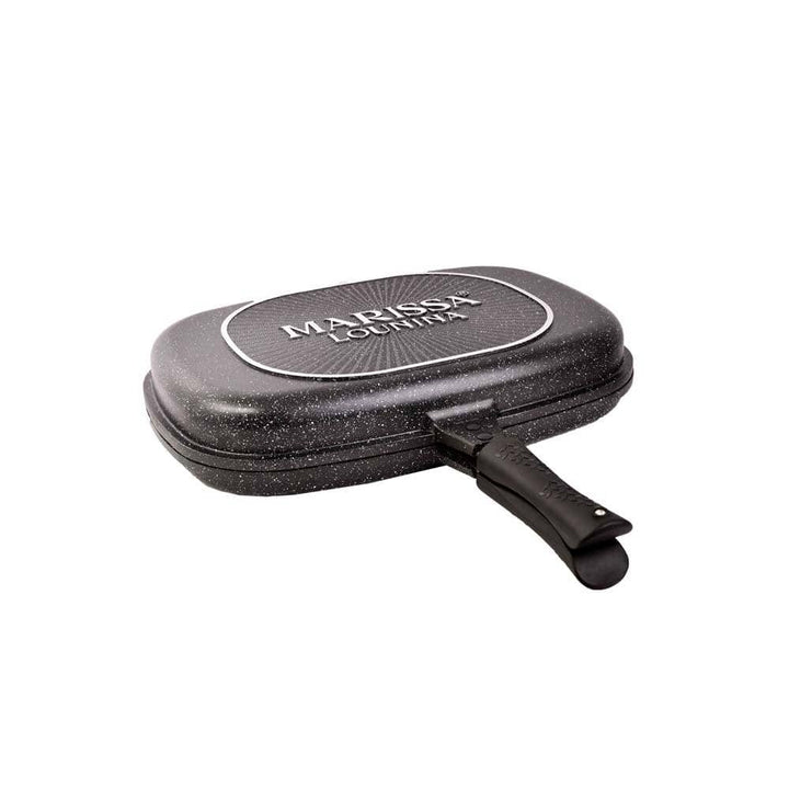 مقلاة شوي جرانيت مزدوجة مانعة للالتصاق-أنية المنزل